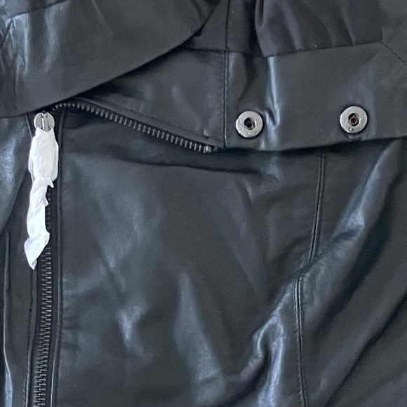 Kirna Zabête for Target Black Leather Motorcycle Jacket XS NWT - Picture 10 of 11